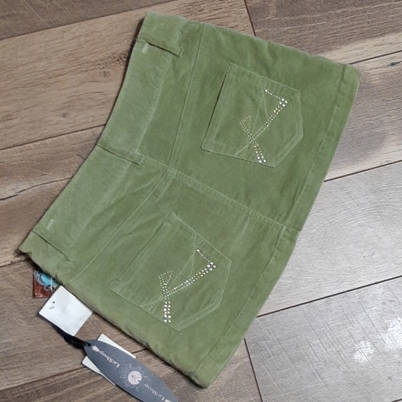 LeShop Green Velvet Mini S & M - Picture 4 of 7